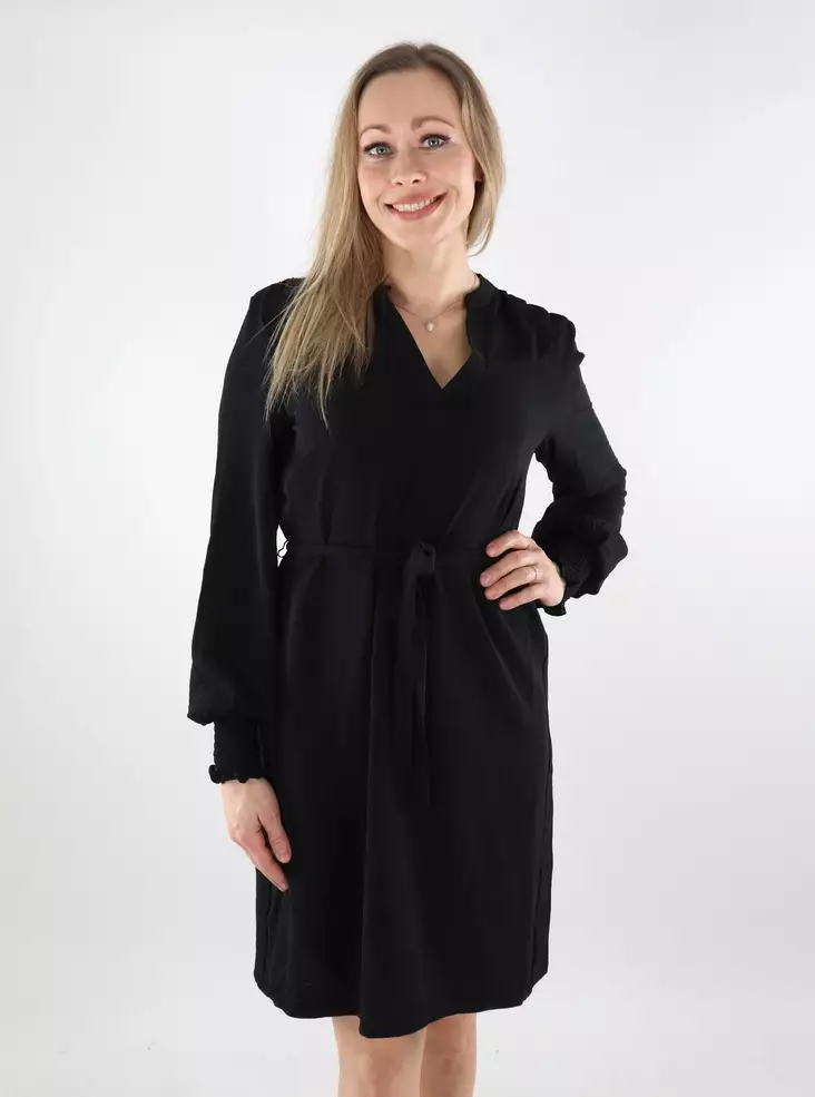 Only Stretchkleid V-Ausschnitt Schwarz - Kleider und Tuniken - 137620 - 1