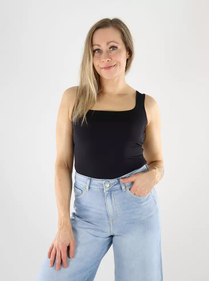 Pieces Trägershirt schwarz - Damen Tops - 140720 - 1