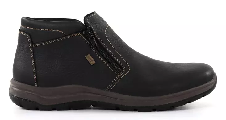 Rieker Herren Weitschnitt Stiefeletten 03673-00 Schwarz - Herrenstiefel und -stiefeletten - 137630 - 1