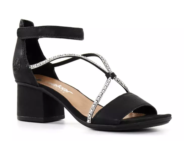 Rieker Damen Partysandaletten 64654-00 schwarz - Rieker Sandalen - 137950 - 1