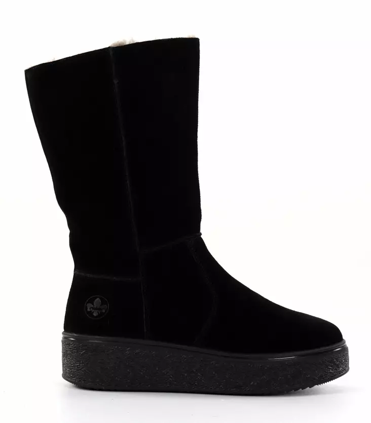 Rieker Damen Wildleder Stiefeletten 78851-00 schwarz - Rieker Stiefeletten - 137290 - 1