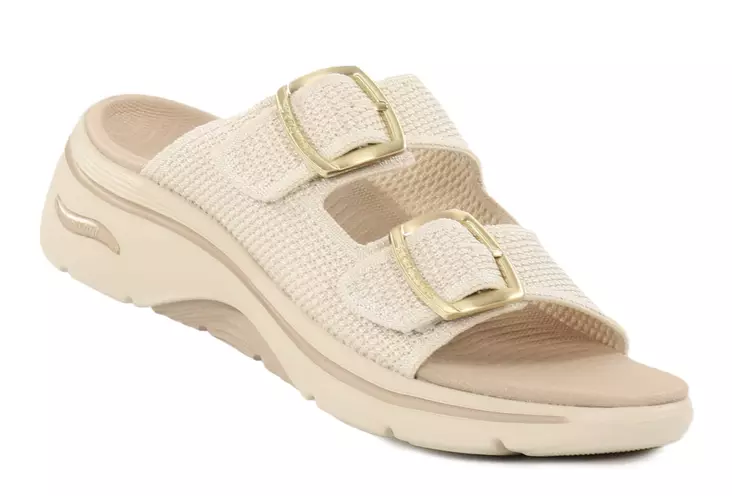 Skechers Damen Flip-Flops 140871/NAT GO WALK ARCH FIT 2.0 SANDAL - CHLOE natur - Pantoletten - 138660 - 1