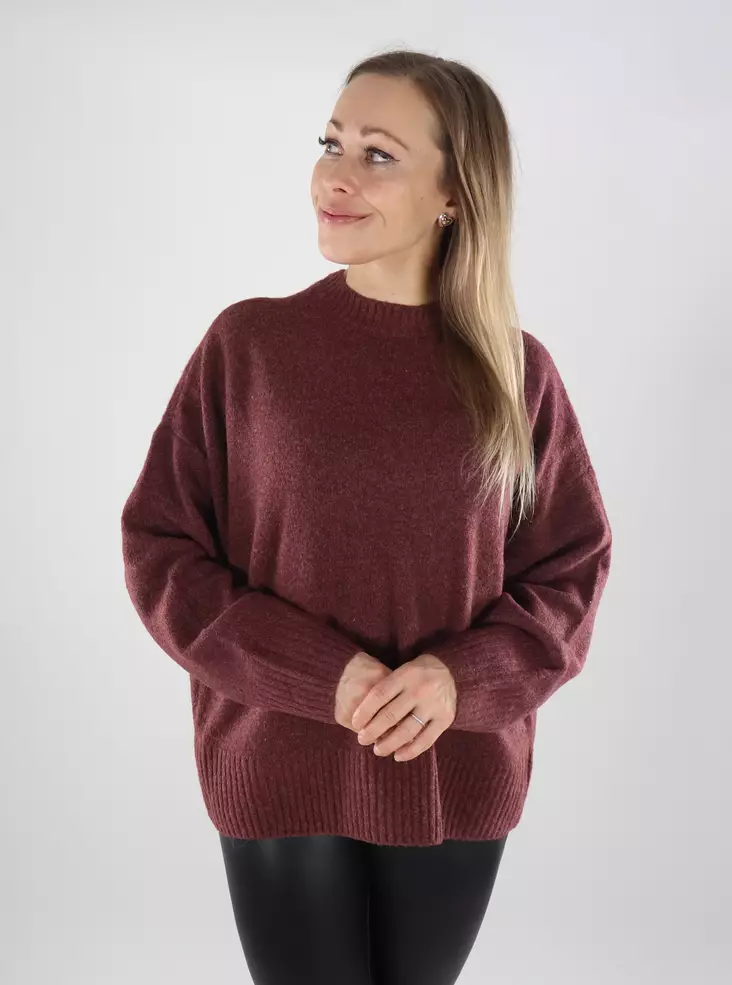 Vero Moda Damenpullover VMBOOM O-Hals Rosenbraun - Damenpullover - 139970 - 1