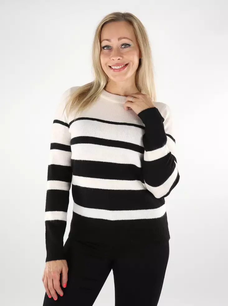 Vero Moda Damenpullover Plaza Birke/Schwarz - Damenpullover - 136800 - 1