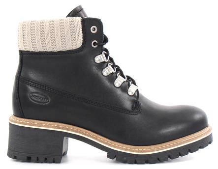 Migant Leder Stiefeletten L920-28, Schwarz - Damen Stiefeletten - 127331 - 1