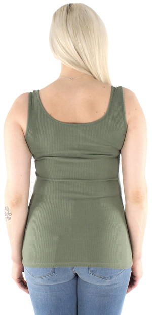 Pieces Damen Ripp-Top Kitte Tank, Grün - Damen Tops - 125881 - 2