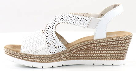 Rieker Keilsandalen 61916-80 weiß - Rieker Sandalen - 133161 - 2