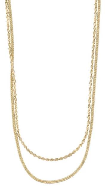 Snö of Sweden Halskette Serena 45 Gold - Halsketten - 136281 - 2