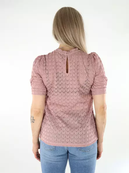 Vero Moda Damen T-Shirt Spitze Woodrose - Damen T-Shirts - 136401 - 2
