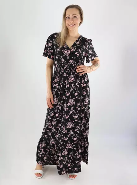 Vila Kleid ankleblack/kirschblüte - Kleider und Tuniken - 140941 - 1