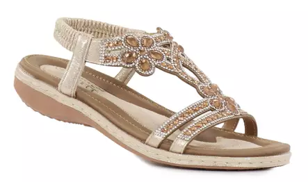 Andrea Conti Damen Sandalen 15490040095 Gold - Damen Sandalen - 140751 - 1