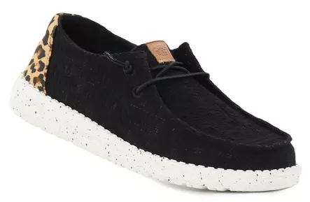 HEYDUDE Schuhe Wendy Wildcat Schwarz/Leopard - Damen walkingschuhe - 140871 - 2