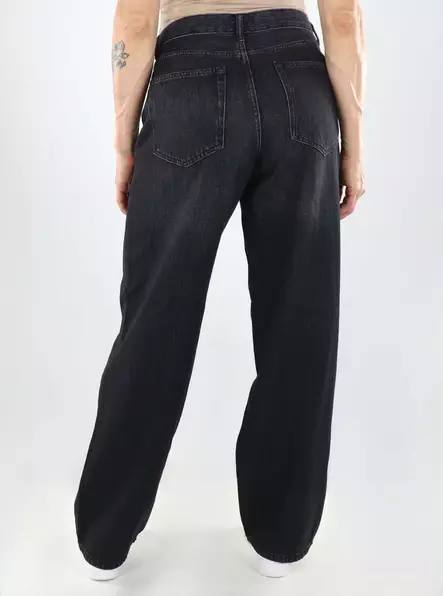 Only Jeans ONLTOLEDO MW LOOSE STRAIGHT gewaschen Schwarz - Damen Jeans - 141401 - 2