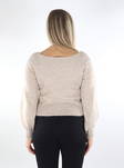 Only Off-Shoulder Pullover Weißgrau - Damenpullover - 134551 - 2