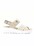 Hickersberger Damen Sandalen mit Kräutersohle 2641 1302 Beige - Damen Arbeitsschuhe - 136471 - 1