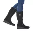 Rieker Wildleder Keilstiefel Y4470-00 schwarz - Rieker Stiefel - 136521 - 5