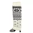 Veniz gemusterte Knöchelwärmer 81040 weiß - Damen Socken - 137021 - 1