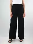 JDY Damen Freizeit-Hose weit schwarz - Damenhosen - 137961 - 1