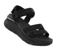 Skechers Damen Sandalen in weit geschnittenem Design 119828/BBK D'LUX WALKER - GOING OUT VIBES Schwarz - Skechers Sandalen - 138411 - 3