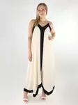 Only Maxikleid Lang Eiernuss/schwarz - Kleider und Tuniken - 138581 - 1