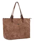 Nabo Schultertasche L2597 Blumendesign Braun - Handtaschen - 139751 - 3