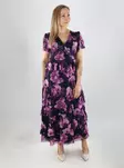 Vero Moda Kleid mit Rüschensaum schwarz/jane - Kleider und Tuniken - 141031 - 1