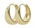 Snö of Sweden Ohrringe Union Honigtropfenring 20 mm Gold - Ohrringe - 141601 - 1