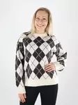 Vero Moda Pullover VMHALO LS O-NECK PULLOVER BOO birke/schokolade - Damenpullover - 141871 - 1