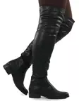 Migant Overknee-Stiefel A925-148 Schwarz - Damen Stiefel - 141991 - 1