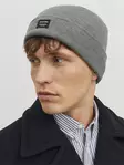 Jack&Jones Herren Beanie Dna Beanie grau meliert - Herrenhandschuhe, Schals, Kopfbedeckungen - 137271 - 1