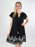 JDY besticktes Kleid Stickerei schwarz/w. Tapioka - Kleider und Tuniken - 138571 - 1