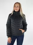 JDY Leichte, gesteppte Jacke mit Kapuze in Schwarz - Damen Leichte steppjacken - 136651 - 1