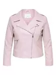 Only Carmakoma Damen Plus-Size Kunstlederjacke Faux Biker burnished lilac - Damenlederjacken und PU-Jacken - 140281 - 6