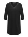 Only Carmakoma Plus-Size Strickkleid schwarz/grau - Kleider und Tuniken - 140011 - 1