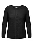Only Carmakoma Plus-Size Pullover New Foxy Schwarz - Damenpullover - 137061 - 1