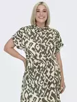 Only Carmakoma Plus Size Kleid Bluse tarmac/pumice stone - Kleider und Tuniken - 138101 - 2
