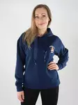 Only gemusterter Hoodie Naval Academy/Liebe - Damen Hoodies und Sweatshirts - 139891 - 2