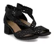 Rieker Damen Sandalen 64657-00 schwarz - Rieker Sandalen - 140801 - 1