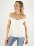 Vila Top V-Ausschnitt Schneeweiß - Damen Tops - 140881 - 1