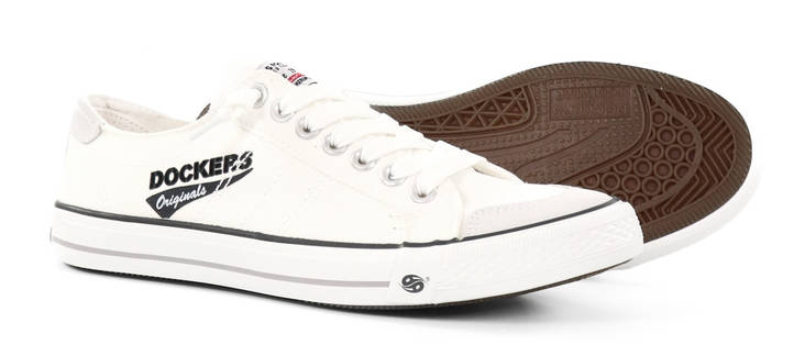 Dockers Herren Sneaker 30ST027-790500 Weiß - Herren Sneaker - 135941 - 1