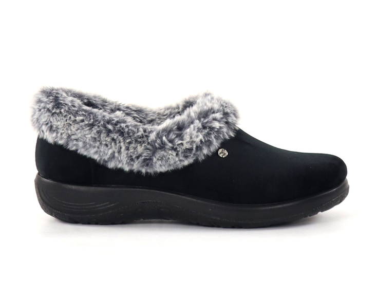 Fly Flot 572 Damenschlafslipper schwarz - Damen Hausschuhe - 134731 - 1