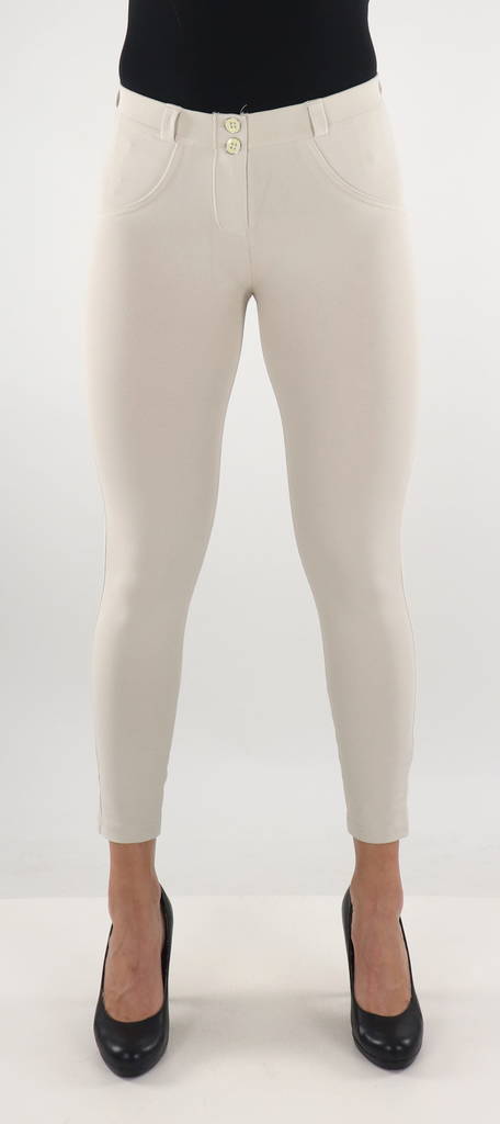 Freddy Hosen WR.UP® Eco 7/8 Regular Waist Super Skinny Z640 beige - Damenhosen - 134131 - 1