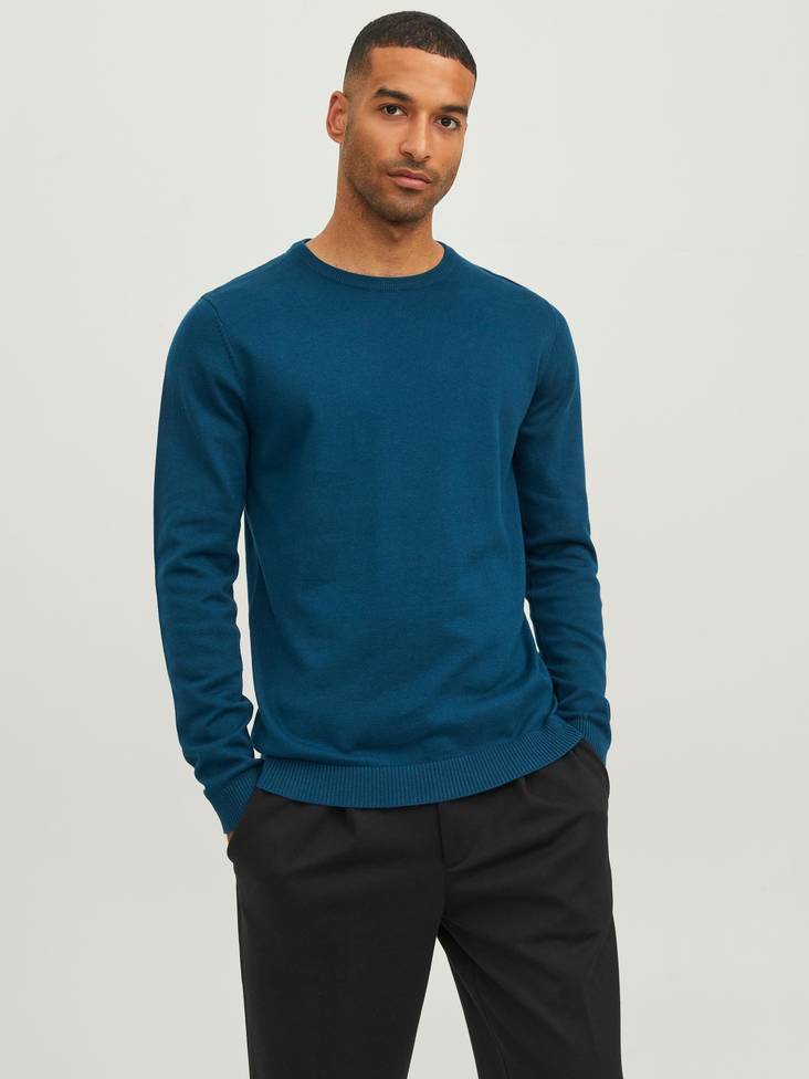 Jack&Jones Pullover Basic Matrosenblau - Herren Strickwaren - 134371 - 1