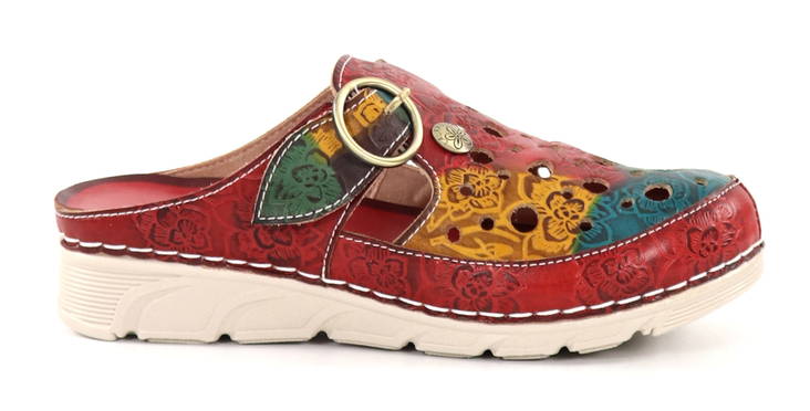 Laura Vita Mules Dorry 08 Rot - Pantoletten - 135261 - 1