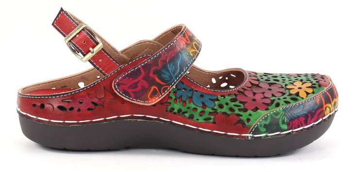 Laura Vita Sandalen Billy 01, rouge - Damen Sandalen - 130291 - 1