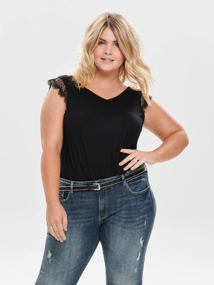 Only Carmakoma Top aus Spitze - Damen Tops - 126571 - 1