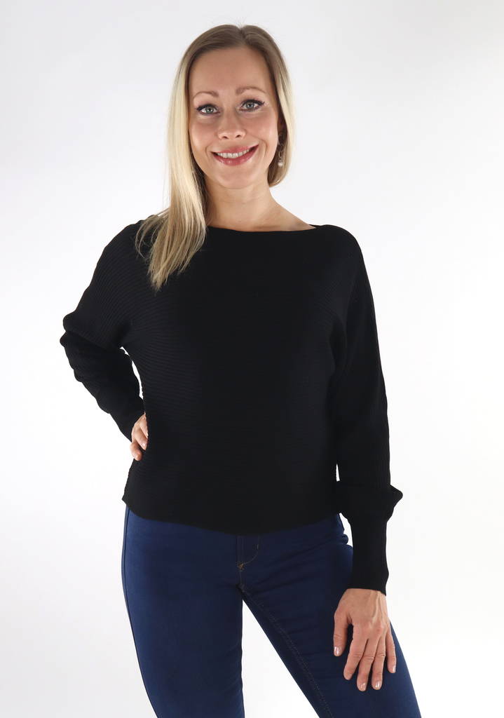 Only Pullover kurz schwarz - Damenpullover - 134251 - 1