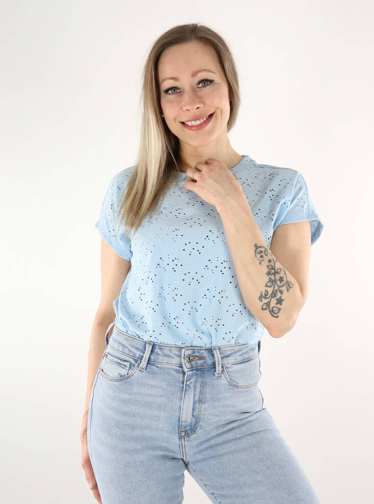 Only Frauen T-Shirt Klarer Himmel - Damen T-Shirts - 136041 - 1