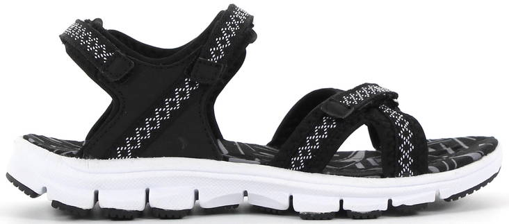 Polecat Sandalen 413-8016, Schwarz - Damen Sandalen - 123171 - 1