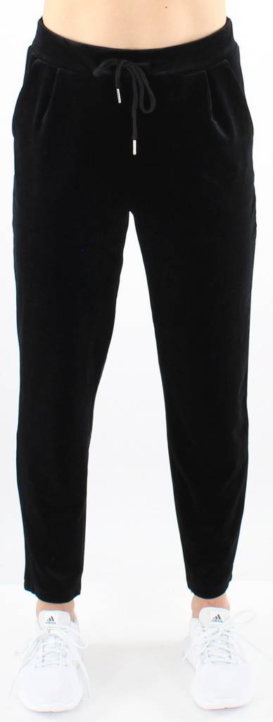 Vila Hose 3/4 Samt, Schwarz - Damenhosen - 119671 - 1